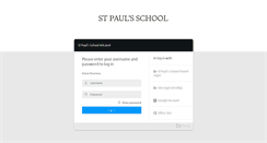 Desktop Screenshot of intranet.stpaulsschool.org.uk