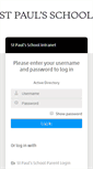 Mobile Screenshot of intranet.stpaulsschool.org.uk
